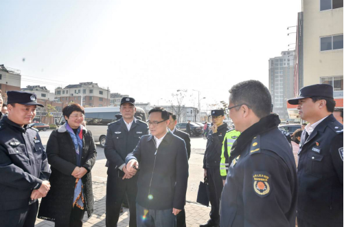 韩军同志带队督导检查公共安全监管工作-宿迁市公安局