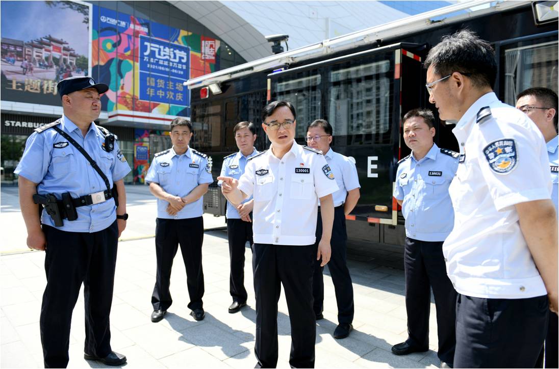 韓軍到沭陽縣督導檢查慶祝建黨100週年安保維穩工作